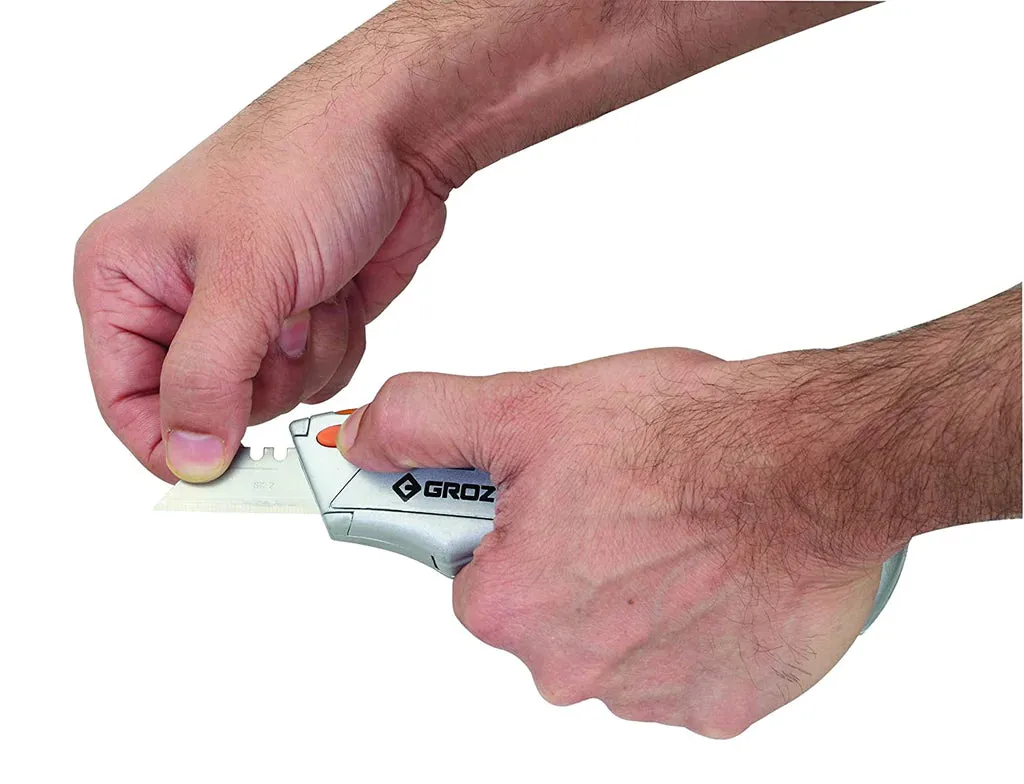 Groz Heavy Duty Retractable Utility Knife