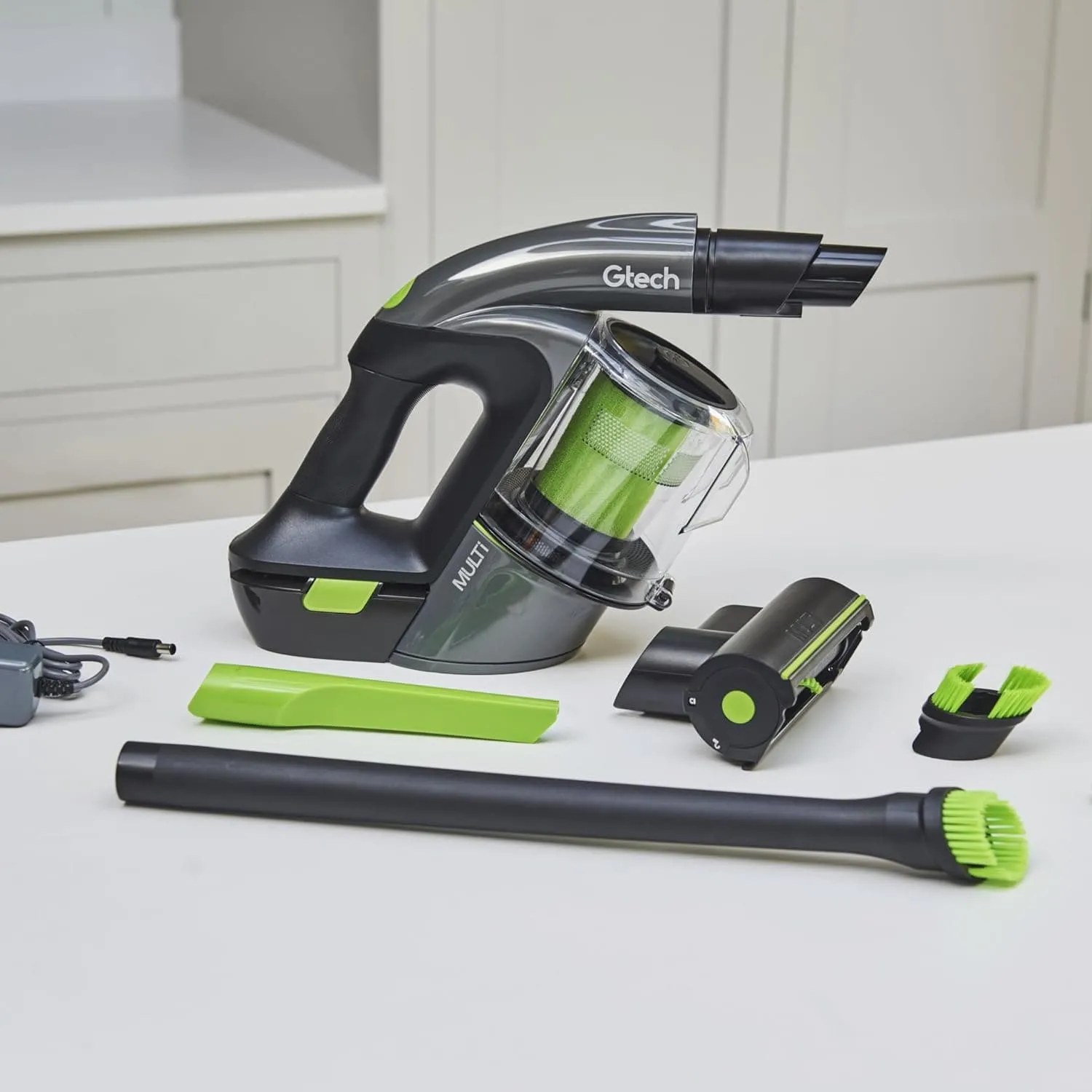 Gtech Multi MK2 Cordless Handheld Vacuum Cleaner, 22V Li-ion Battery, Powered Brush Bar