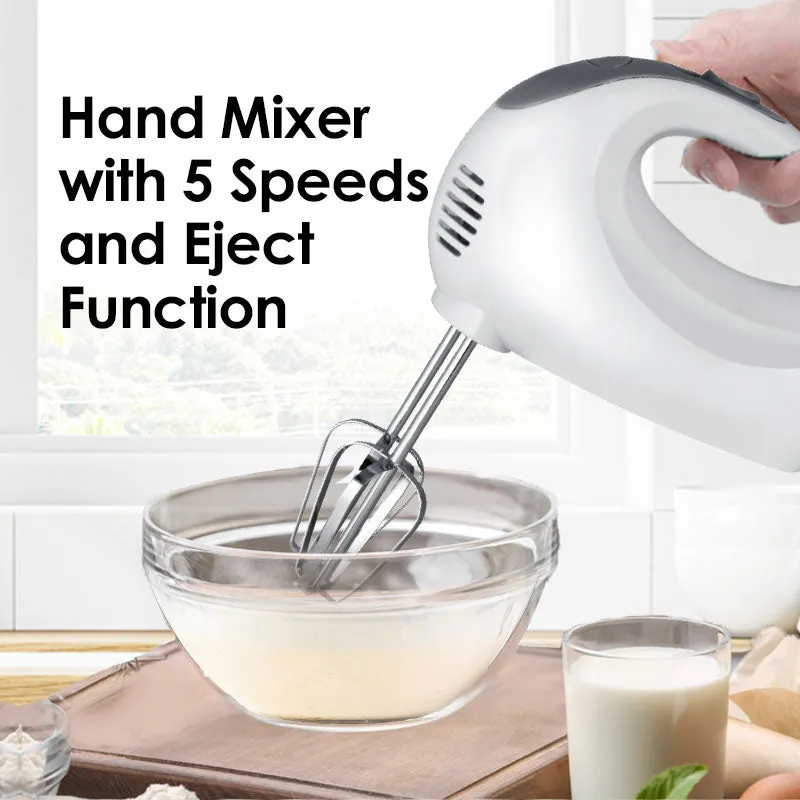 Hand Mixer With 5 Speeds & Eject Function (PPHM108)