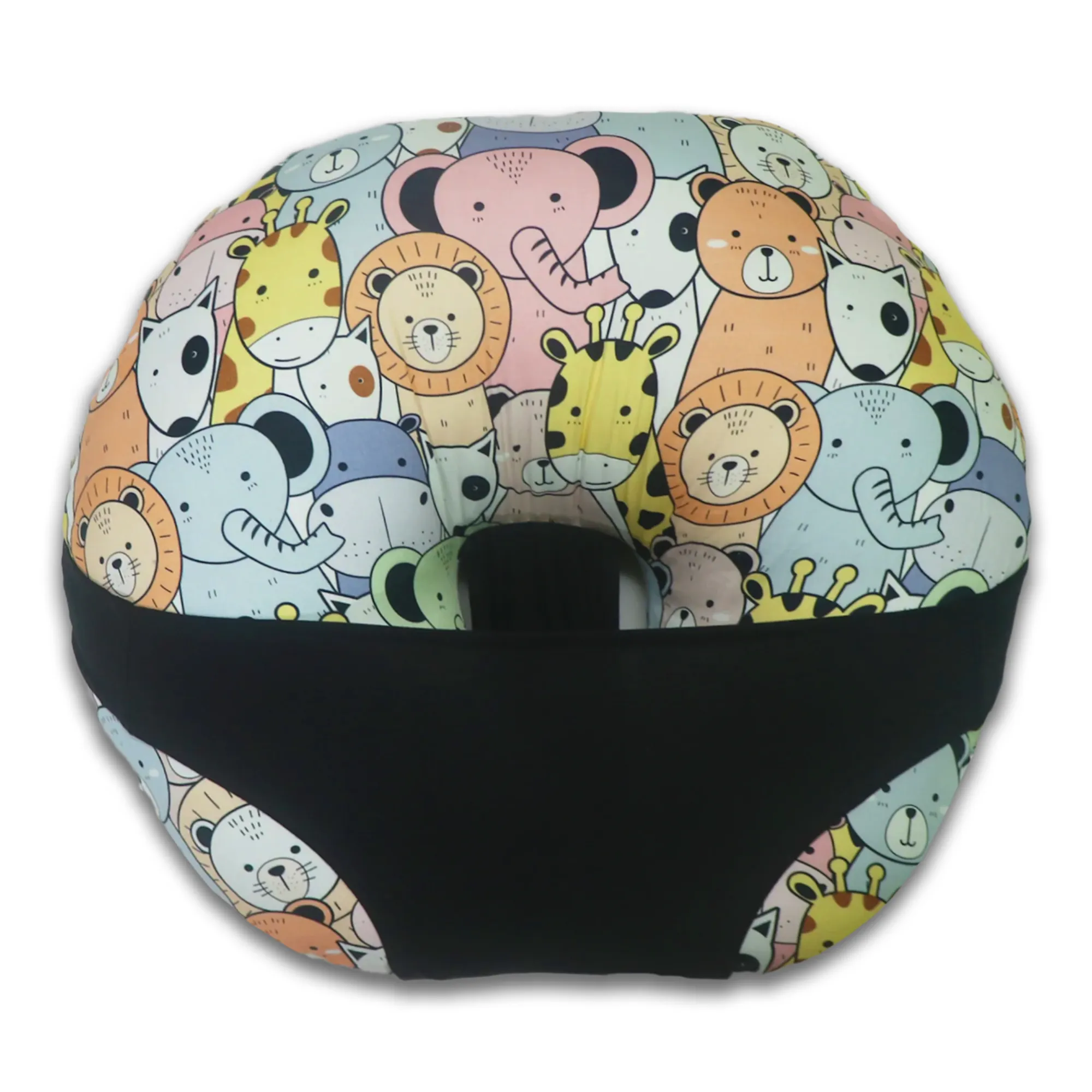 Happy Zoo Feeding and Head Shaping Pillow- Combo Set