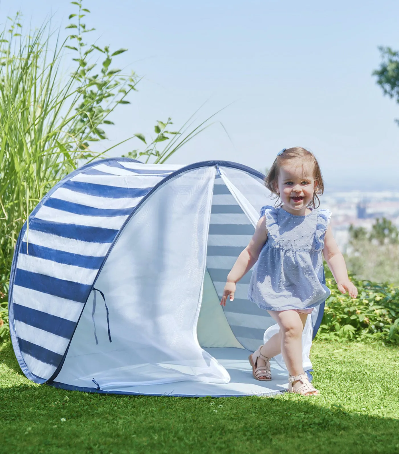 High Protection Anti-UV SPF 50  Tent for Baby - Marinière