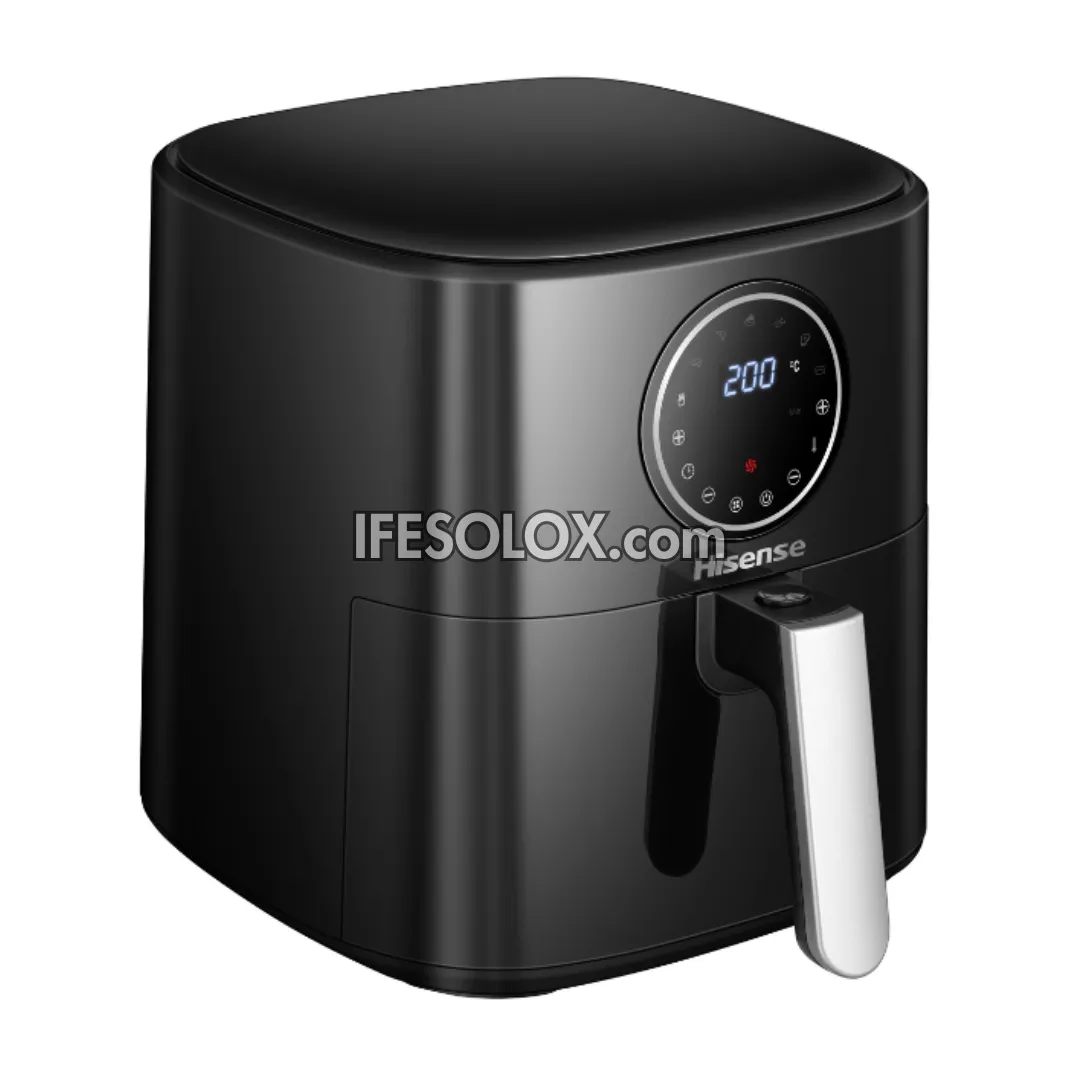 Hisense H06AFGY1S1 5.2Liter Air Fryer with 1,600W and LED Control Panel - Brand New