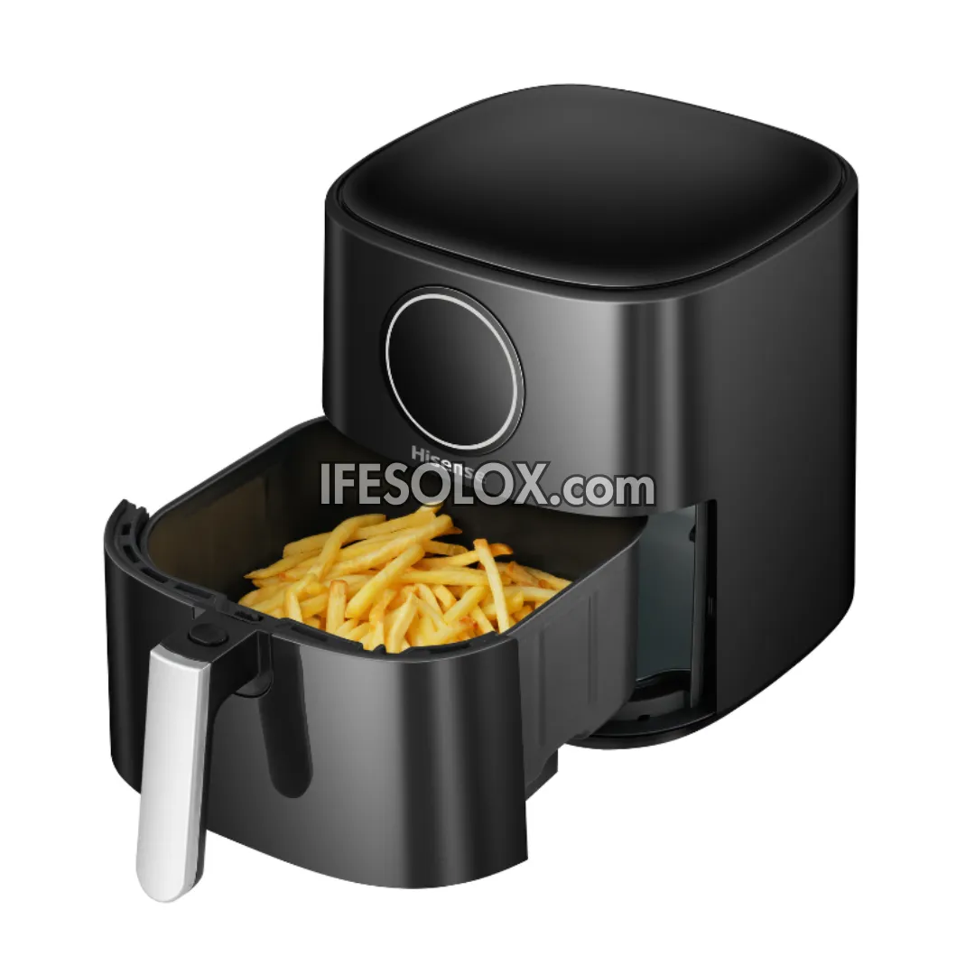 Hisense H06AFGY1S1 5.2Liter Air Fryer with 1,600W and LED Control Panel - Brand New