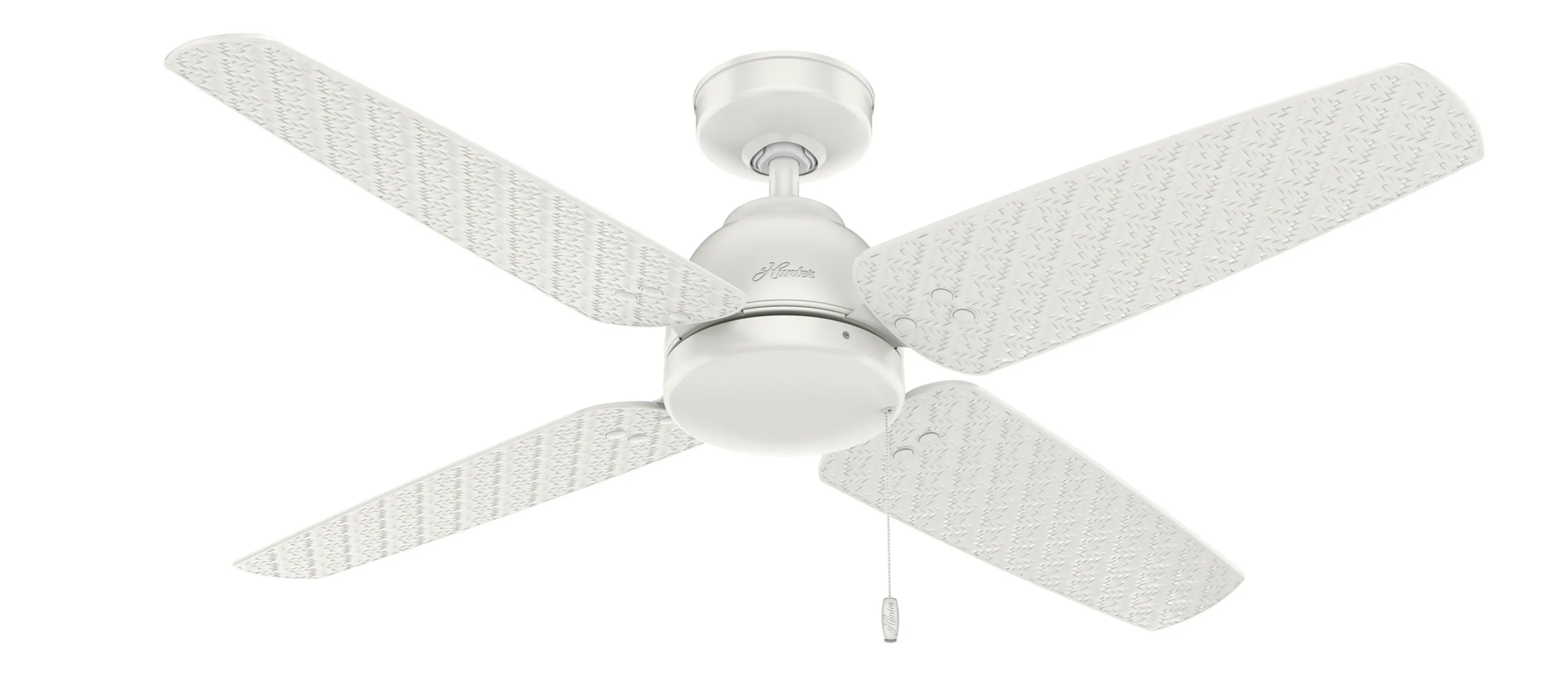 Hunter 52 inch Sunnyvale Damp Rated Ceiling Fan and Pull Chain