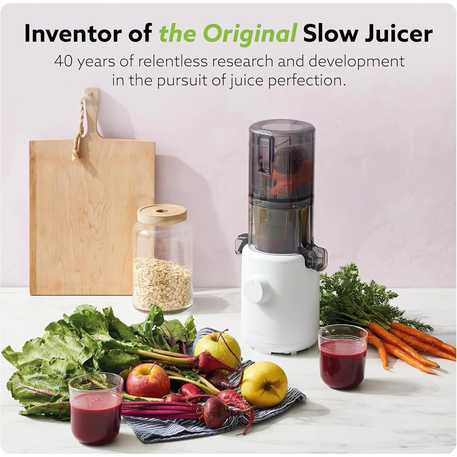 Hurom Personal Self Feeding Slow Masticating Juicer