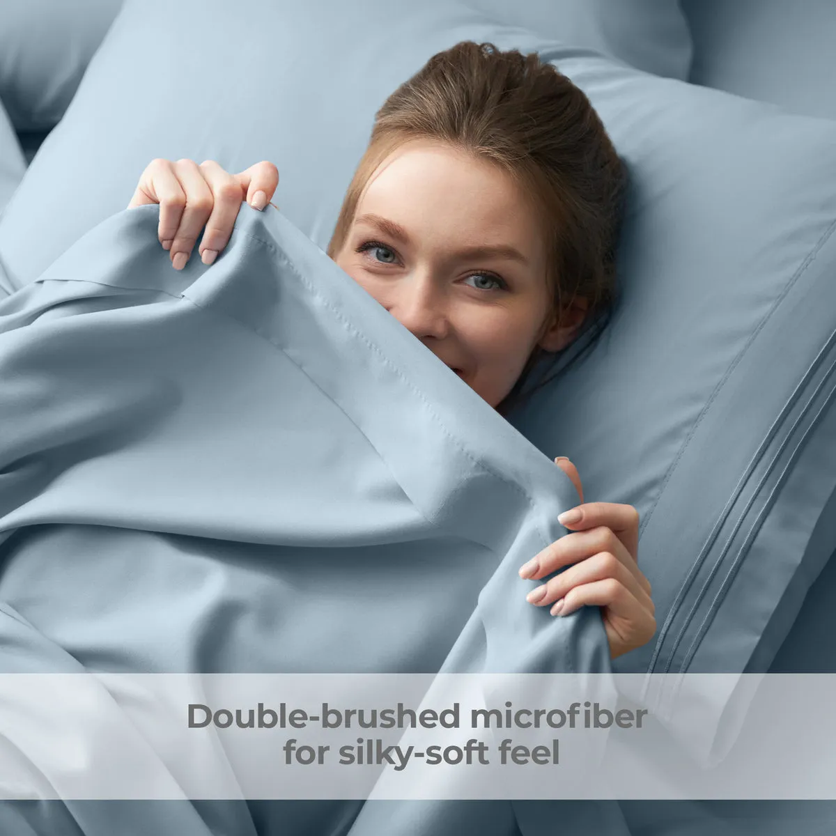 Iconic Microfiber Flat Sheet (Light Colors)