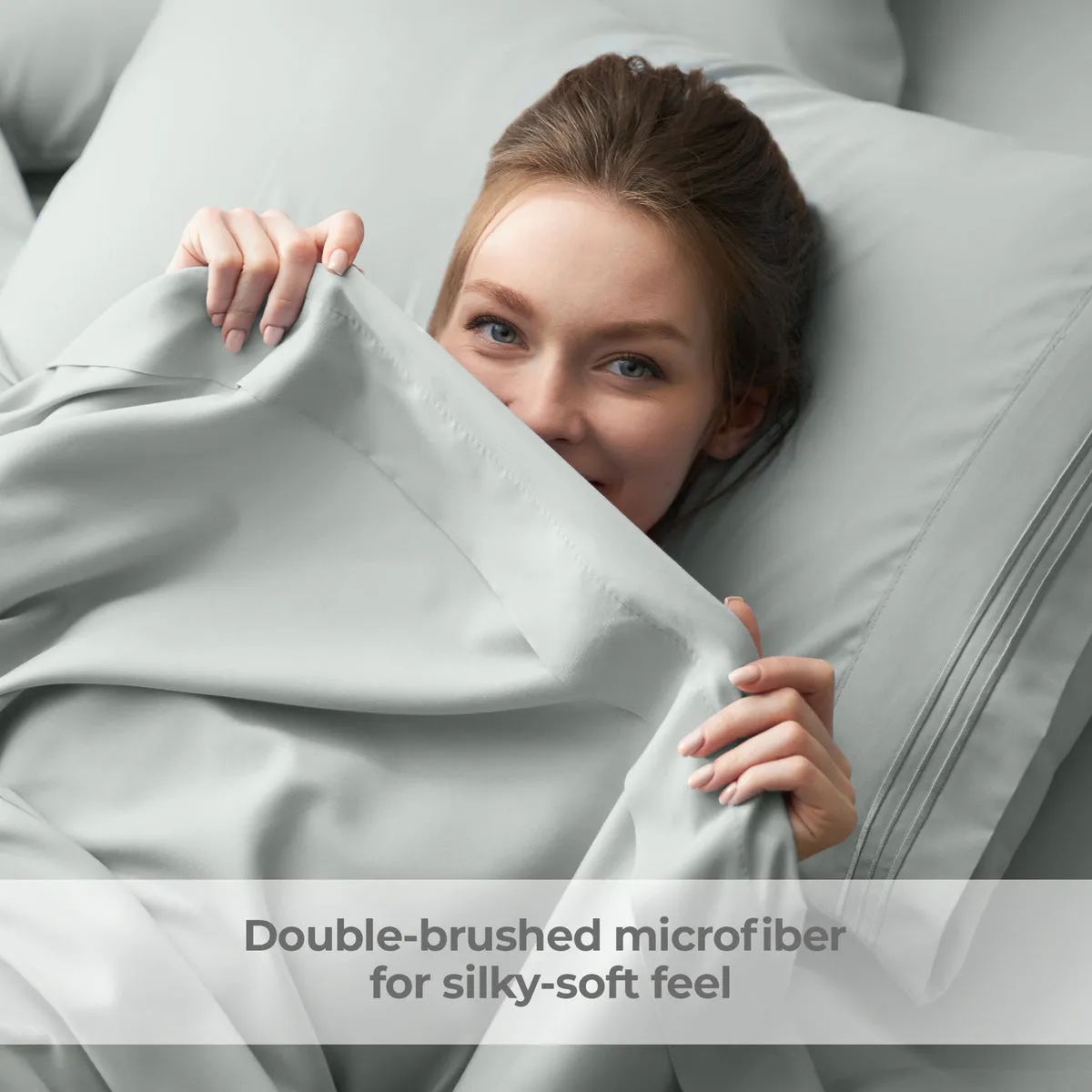 Iconic Microfiber Flat Sheet (Light Colors)