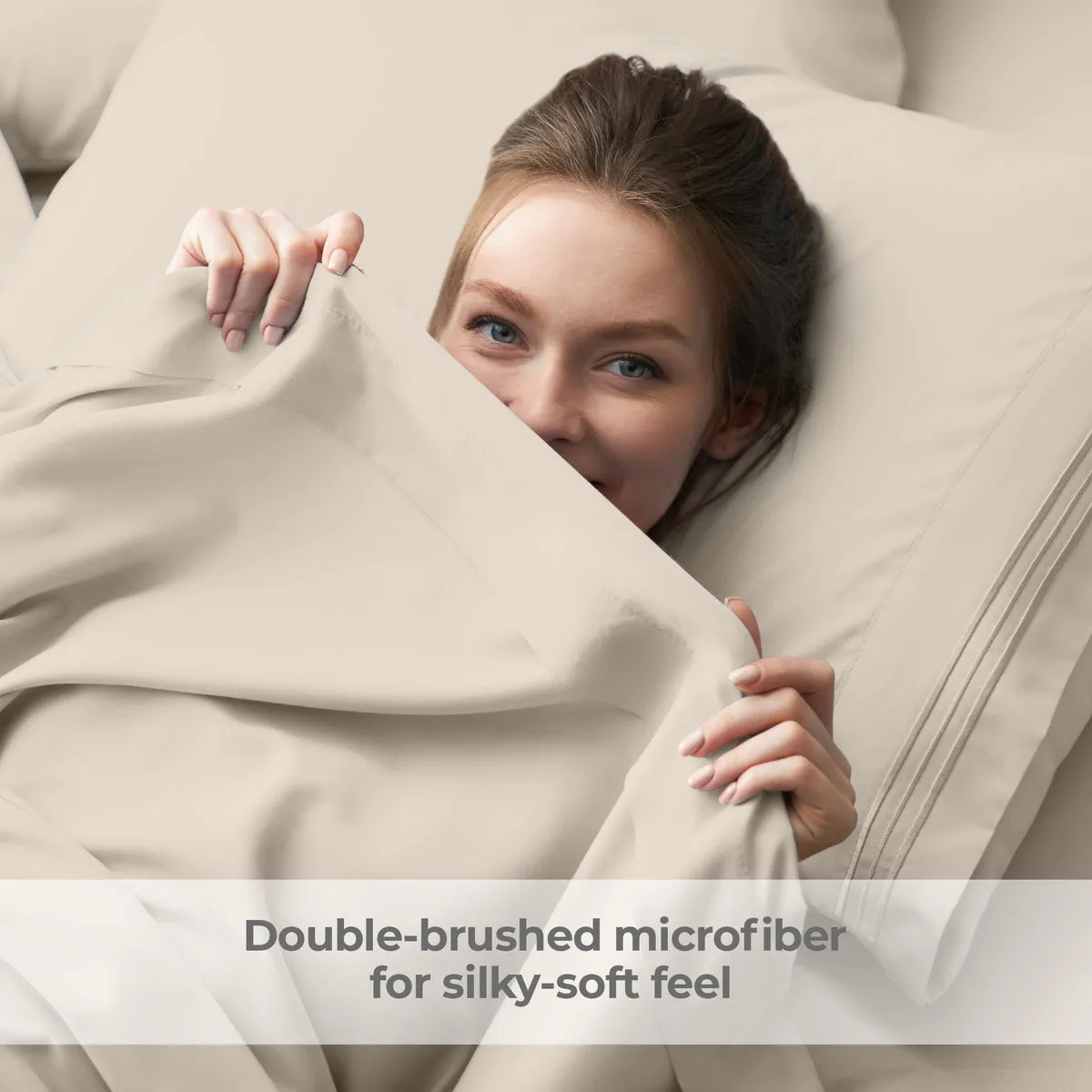 Iconic Microfiber Flat Sheet (Light Colors)