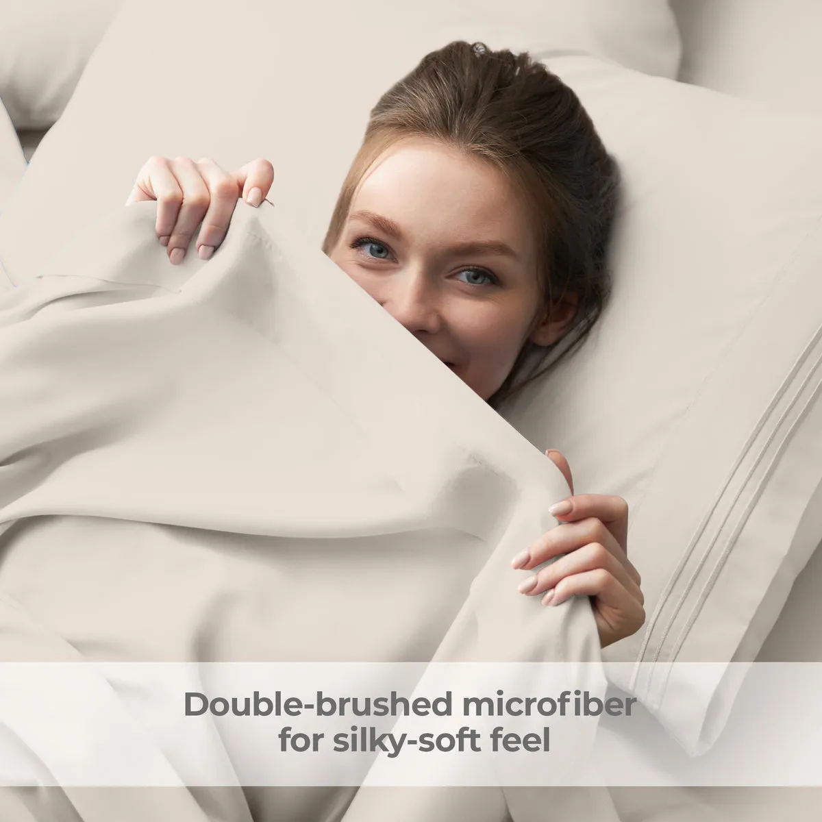 Iconic Microfiber Flat Sheet (Light Colors)