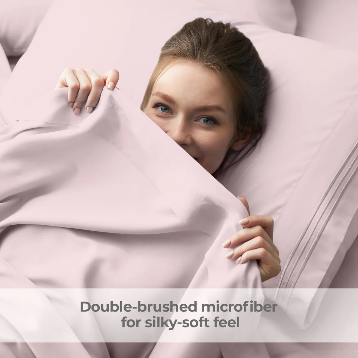 Iconic Microfiber Flat Sheet (Light Colors)