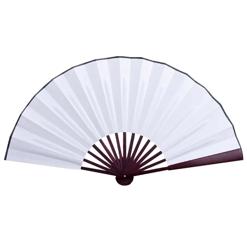 Japanese Silk Cloth Hand Fan