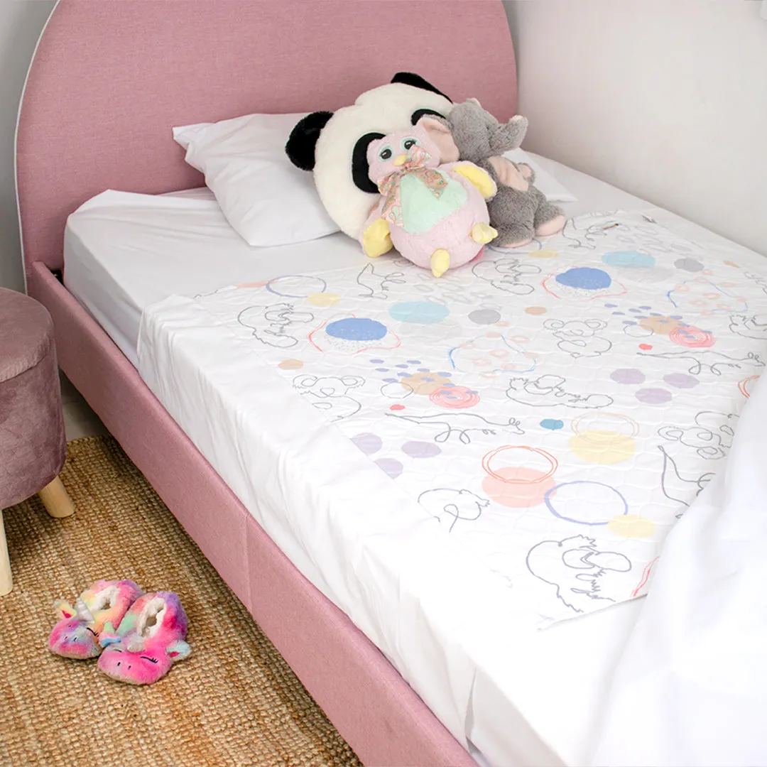 Joey Kids Printed Waterproof Bed Pad (Rosie)