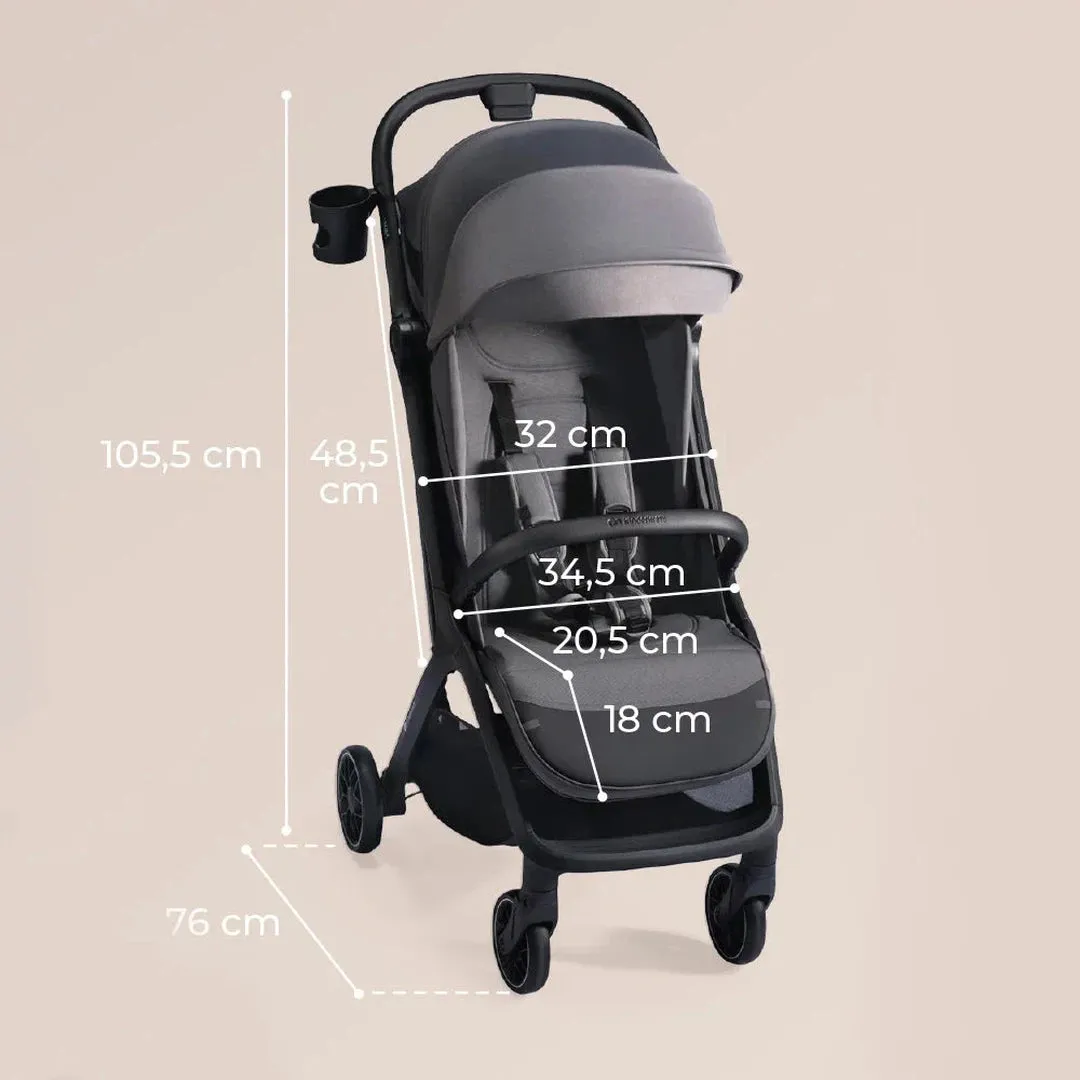 Kinderkraft NUBI 2 Compact Stroller - Grey