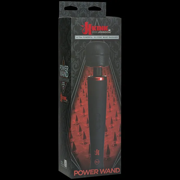 Kink Power Wand WAdapter Black