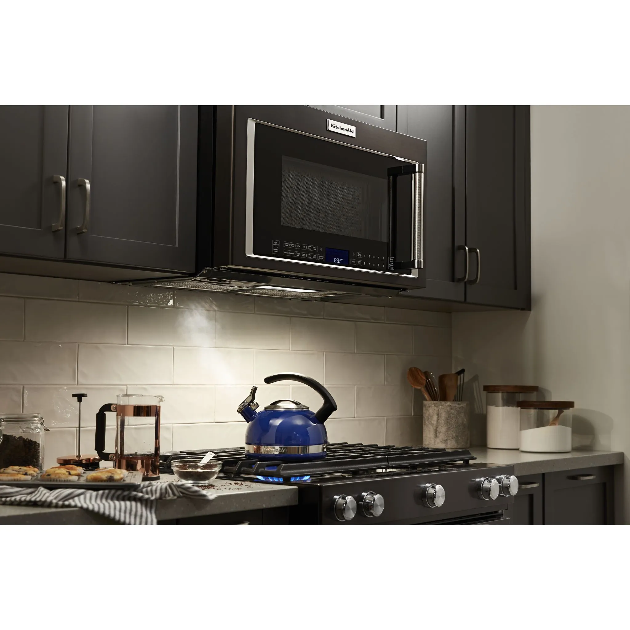 KitchenAid  Over-the-Range Convection Microwave with Air Fry Mode (YKMHC319LBS)