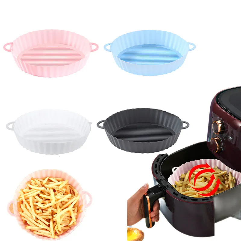 Kitchenware Silicone Air Fryer Tray Disposable paper liner for AirFryer silicone pot grill pan accessories