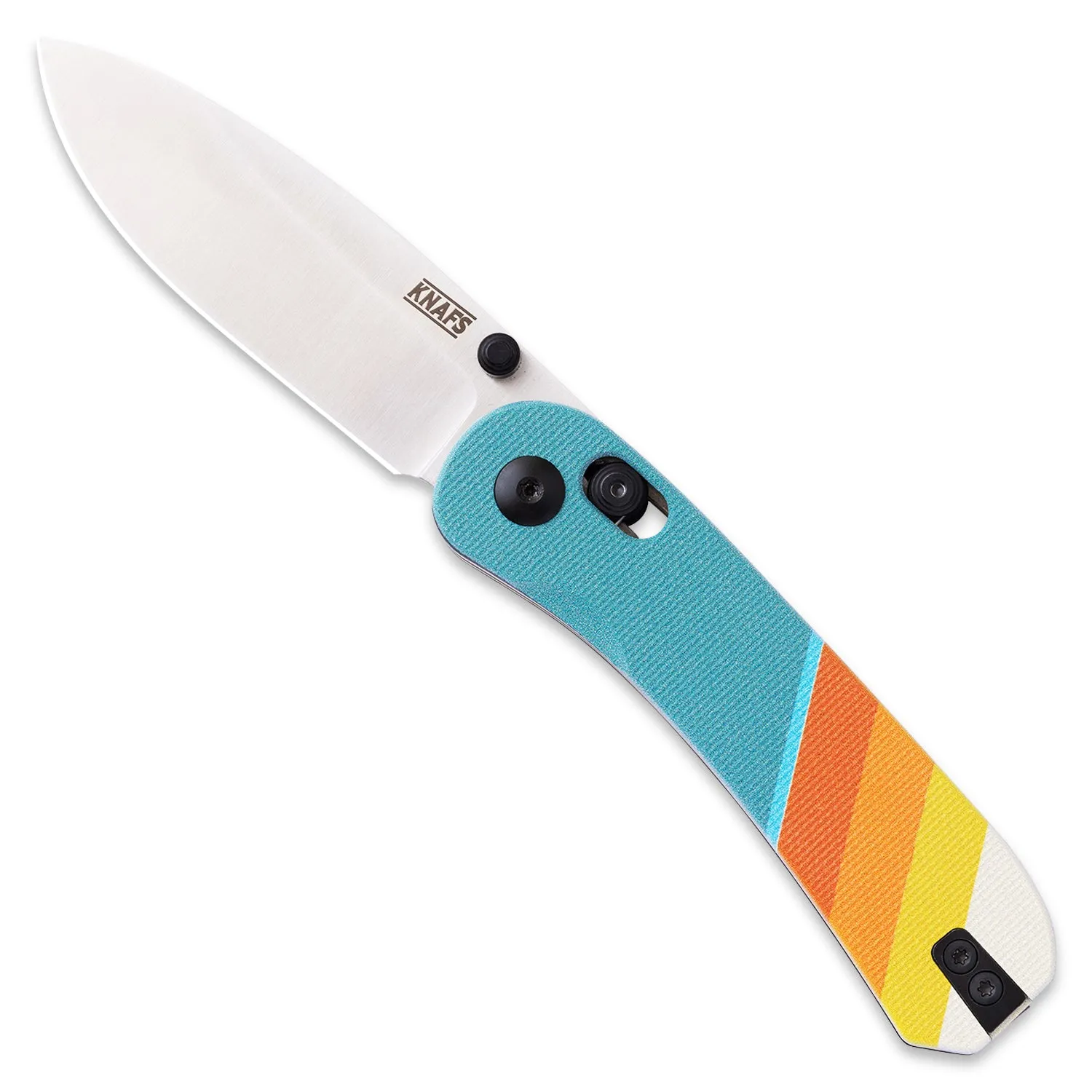 Lander 3 Pocket Knife - Printed G10 Scales - Pre-Built