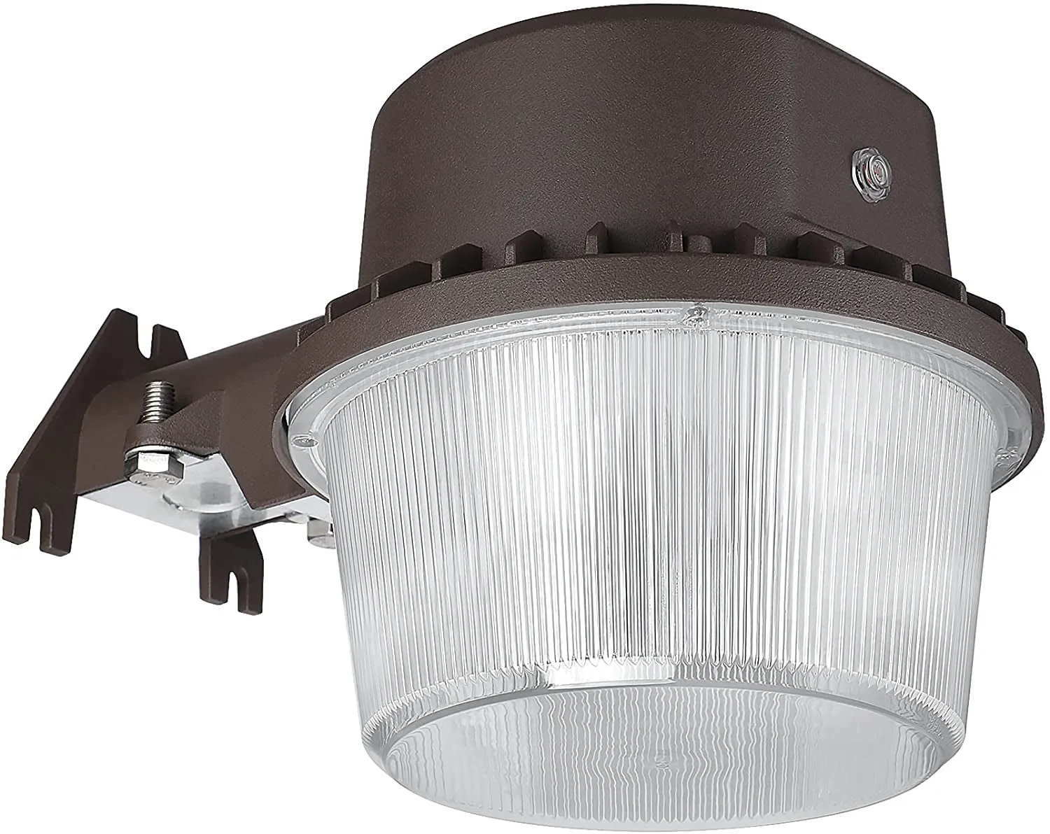 LED Barn Light, Dusk to Dawn Area Lights with Photocell, Outdoor Security Flood Lighting, ETL & FCC Listed, IP65 Waterproof, Aluminum Housing, 110-277V, Garage, Yard, 5000K Daylight, Bronze