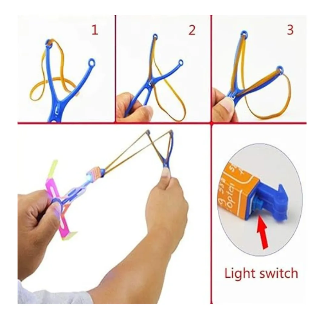 LED Light Flying Fan Parachute Toy-1