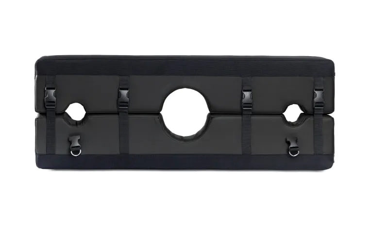 Liberator Black Label Bastion Bondage Stocks with MicroFiber Cuff Kit