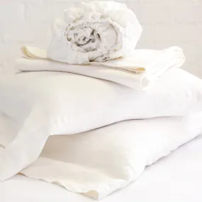 Linen Sheet Set - Cream