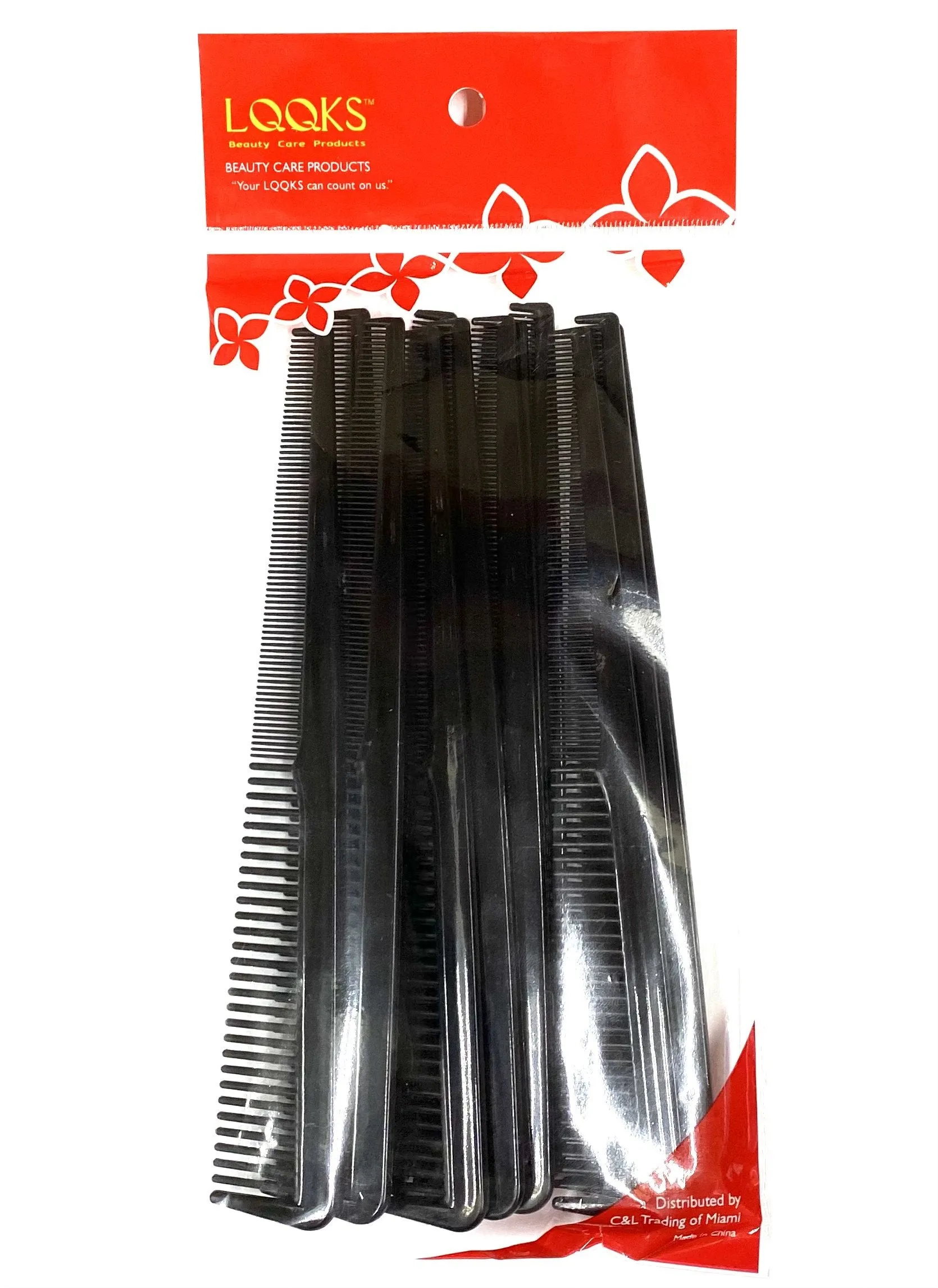 Looks 7 inches barber comb pack