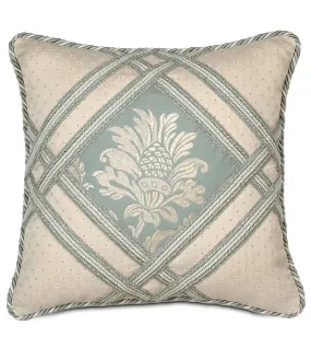 Luxembourg Diamond Throw Pillow Cover 16x16