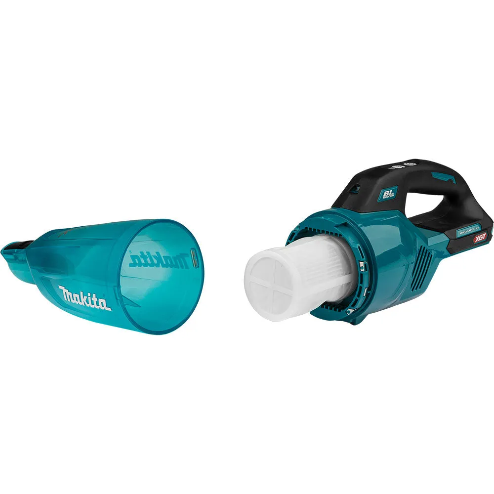 Makita GLC01Z 40V XGT Brushless 4-Speed HEPA Filter Compact Vacuum - Bare Tool