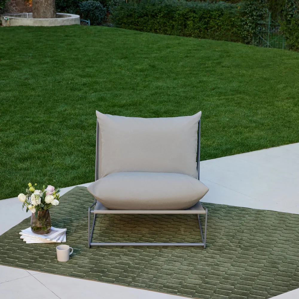 Marina Steel Garden Chair, Grey