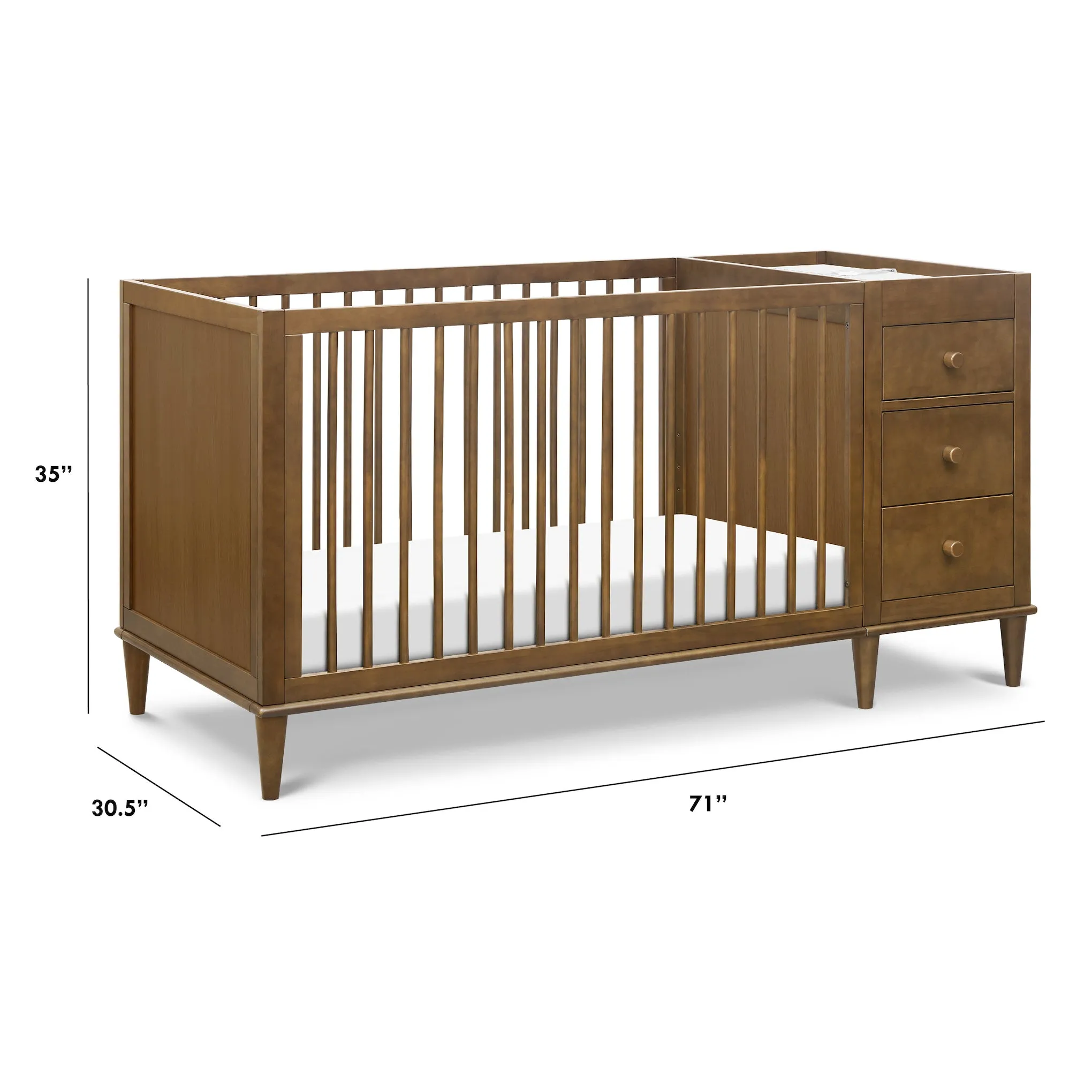 Marley 3-in-1 Crib   Changer Combo