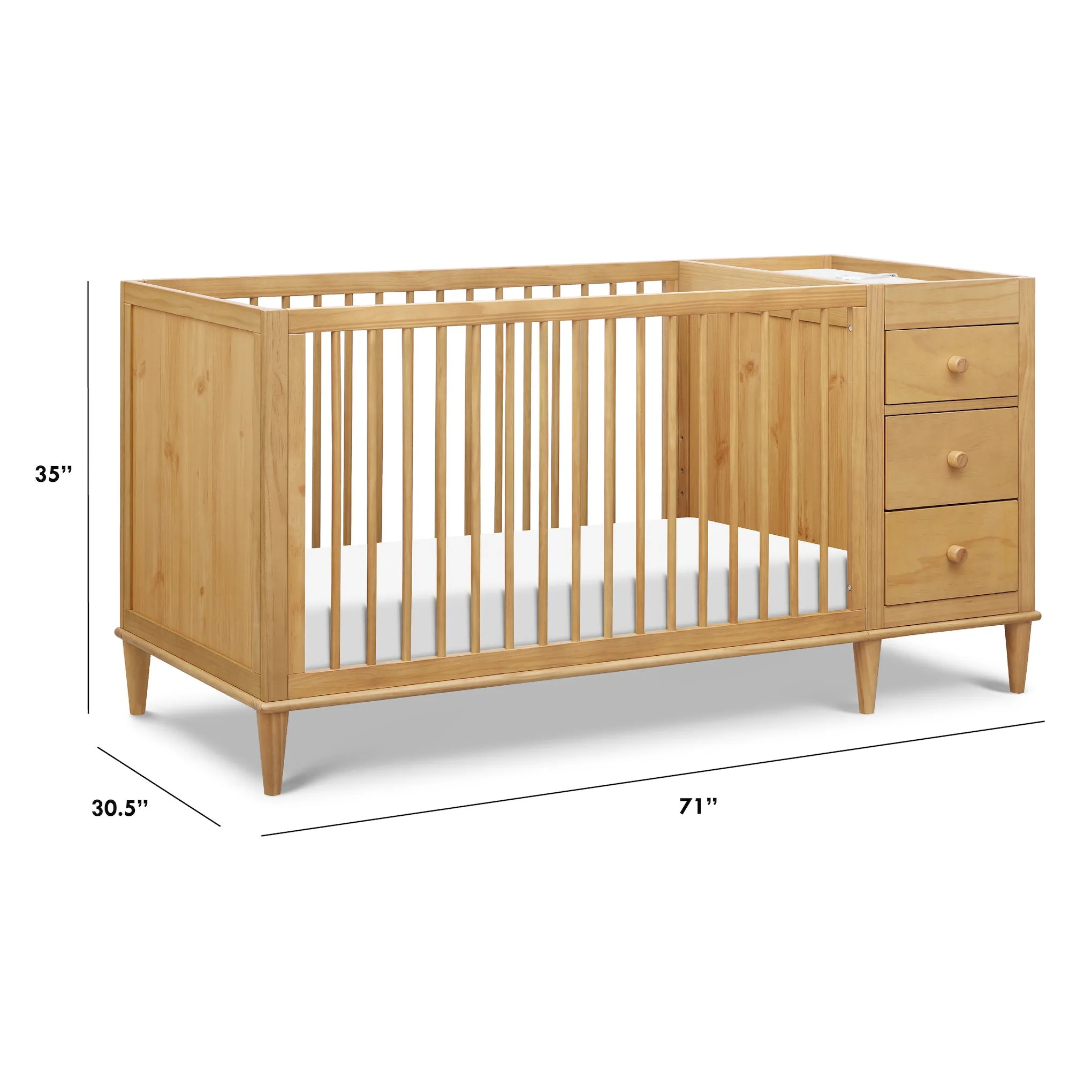 Marley 3-in-1 Crib   Changer Combo