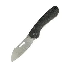 MecArmy EK3RC Luminous Carbon Fiber Slipjoint EDC Pocket Folding Knife