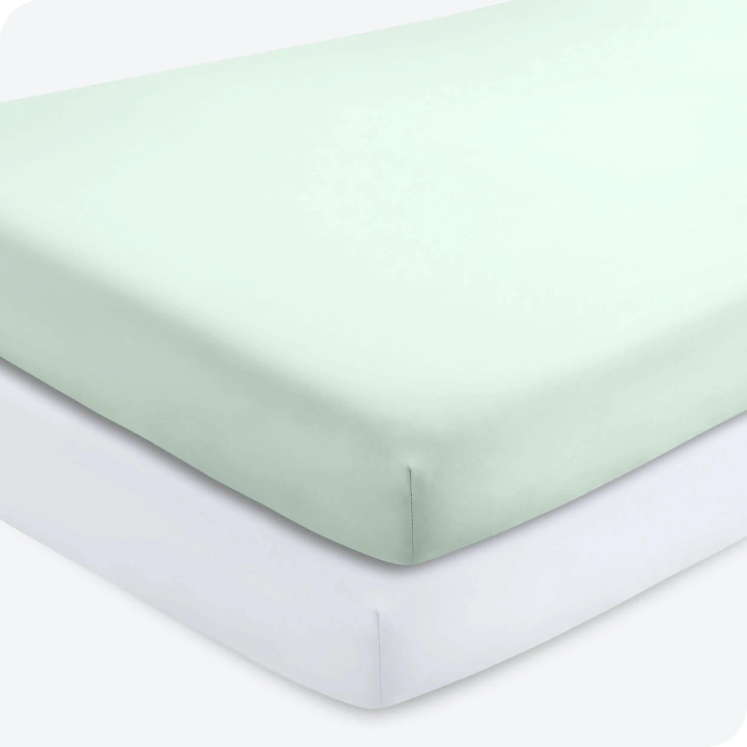 Microfiber Crib Fitted Sheet