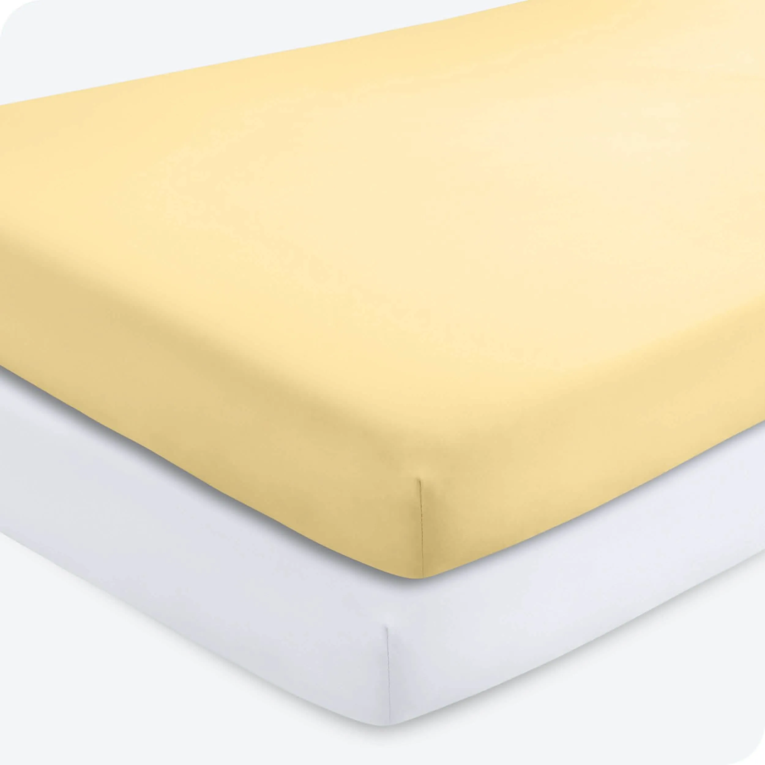 Microfiber Crib Fitted Sheet