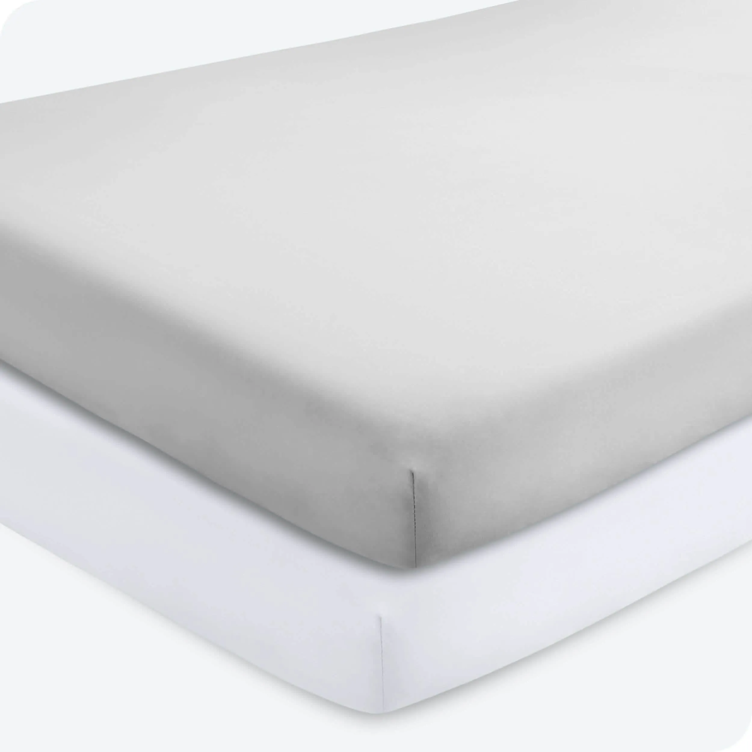 Microfiber Crib Fitted Sheet