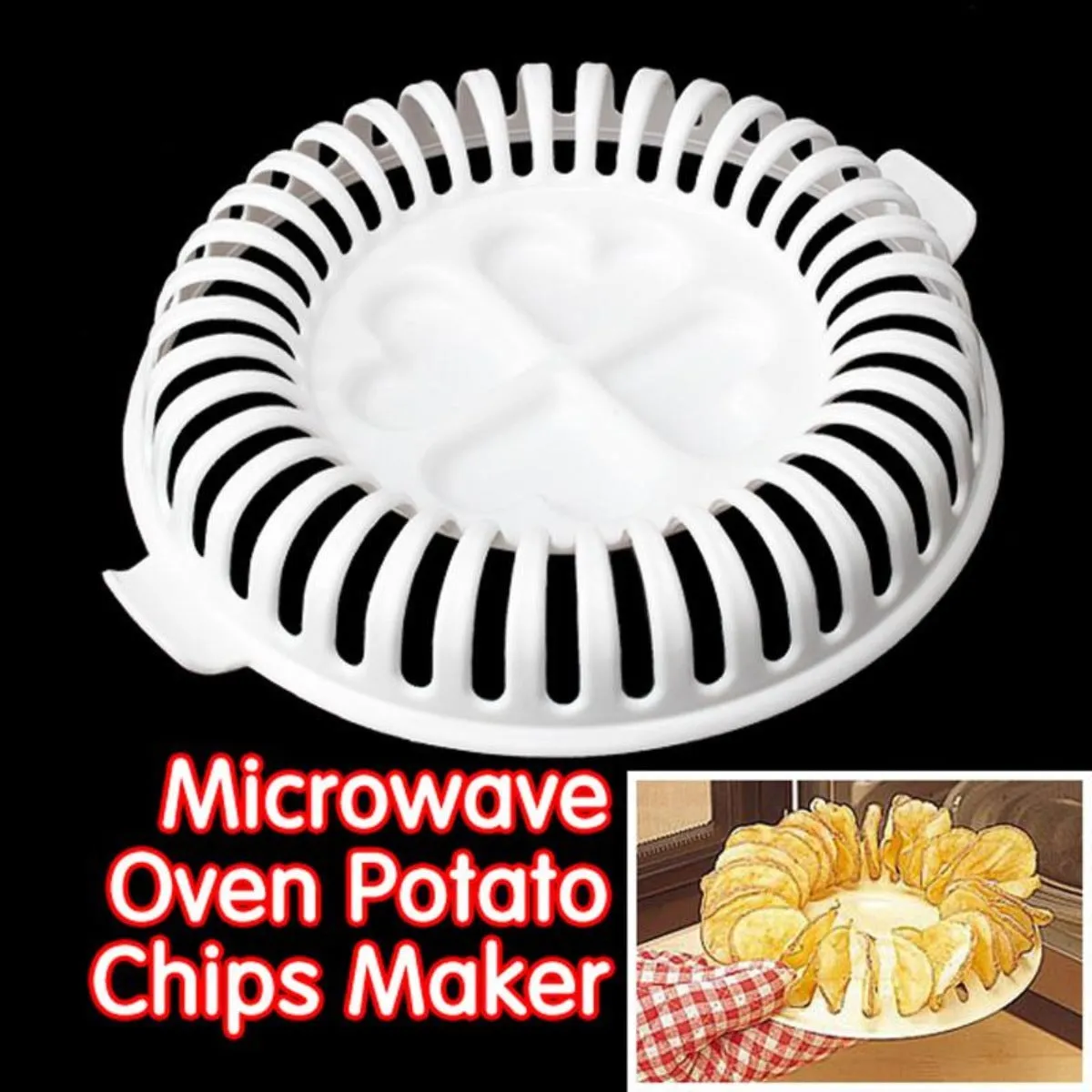 Microwave Friendly Potato Chips Maker Set (2 Sets )