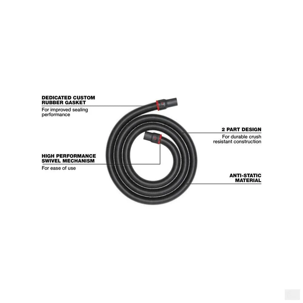 Milwaukee 2-1/2in X 16' Flexible Hose 49-90-2004