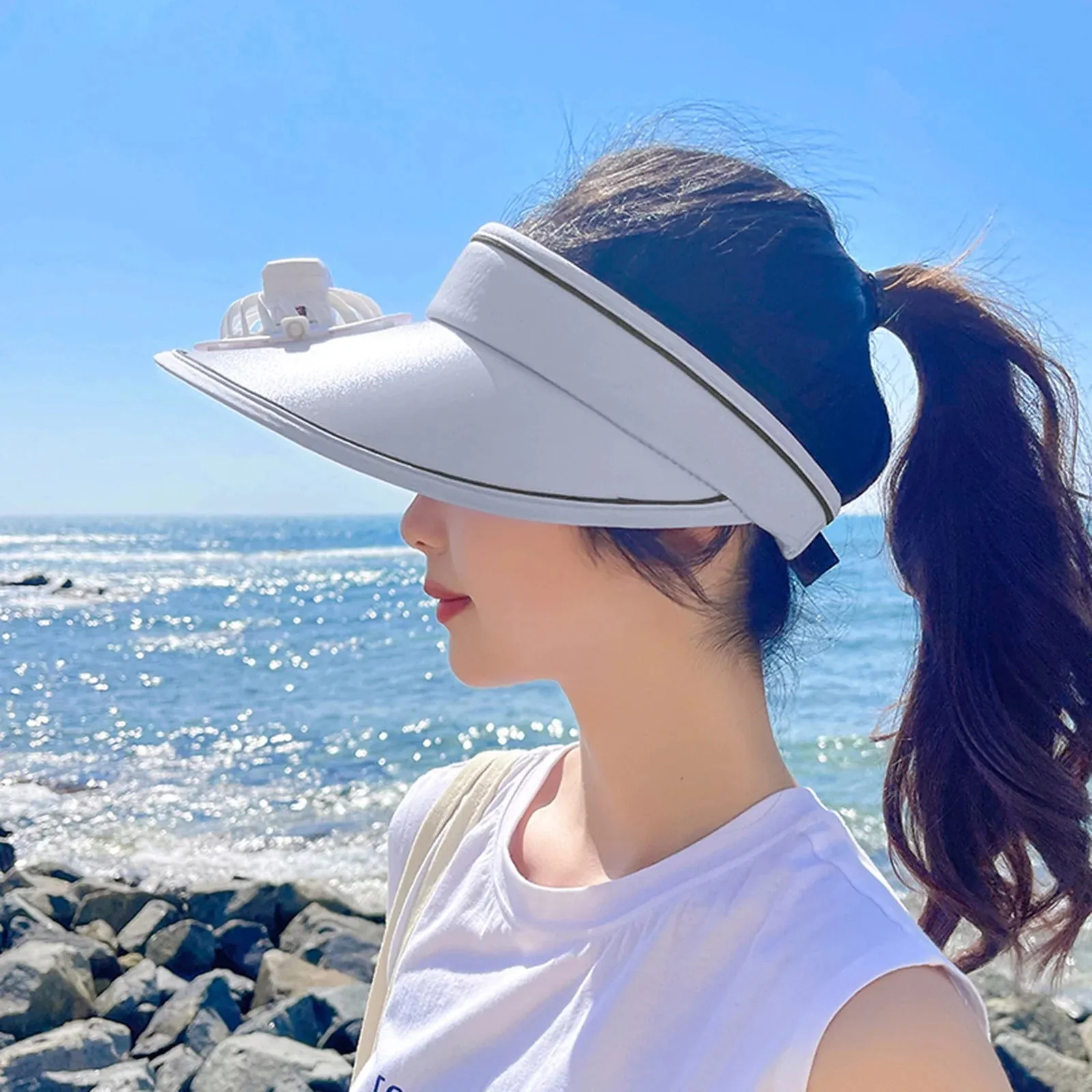 Mini Sun Fan Hat