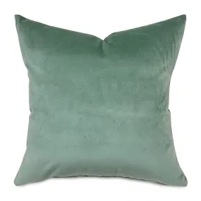 Mint Green Modern Velvet Throw Pillow Cover 22x22