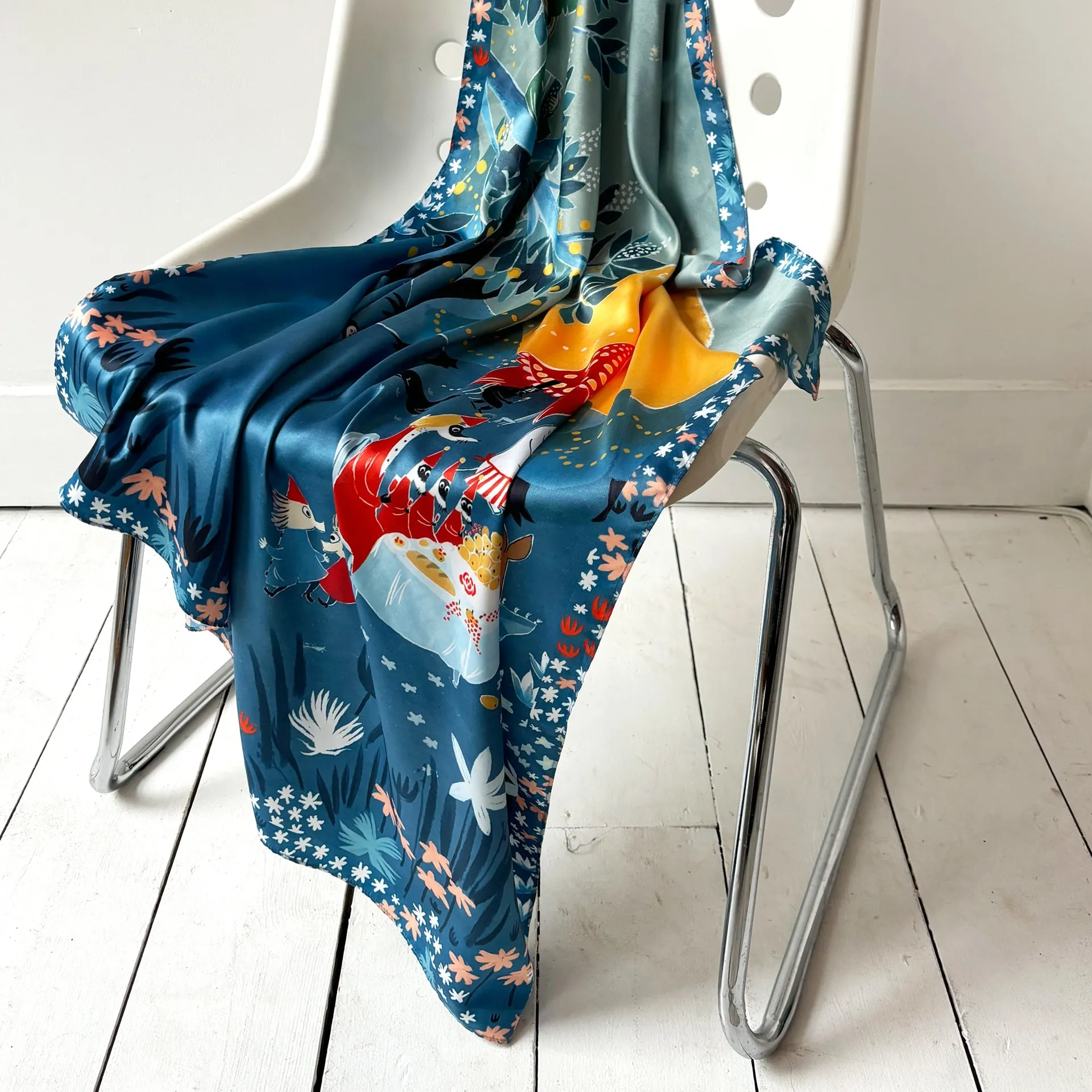 Moomin Picnic Square Scarf