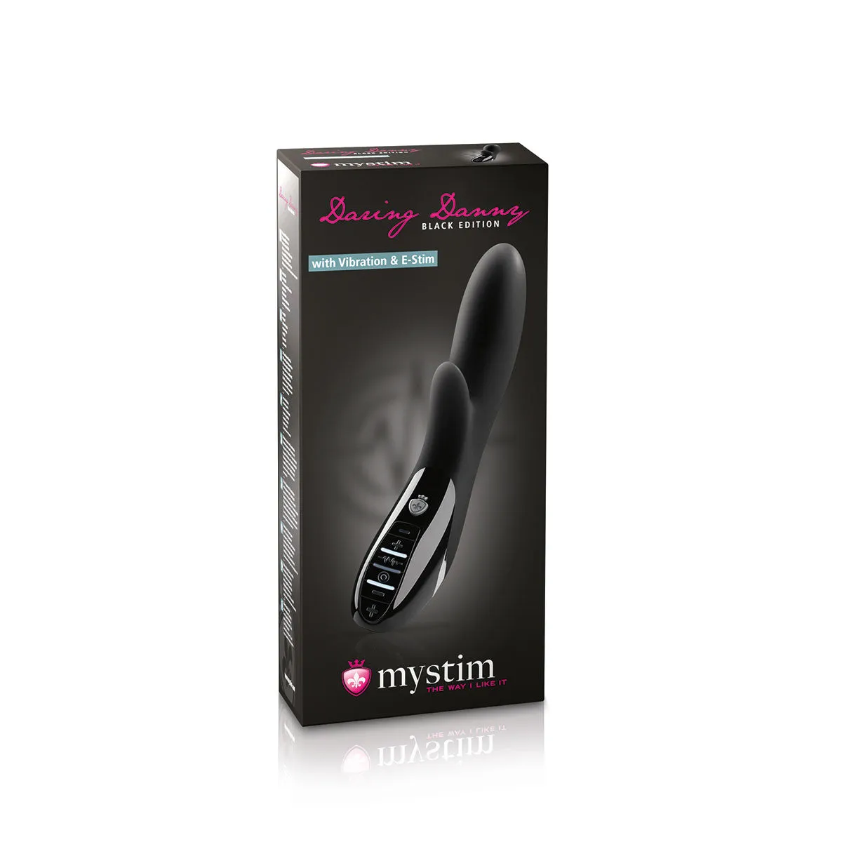 Mystim Daring Danny E-Stim Vibe - Black