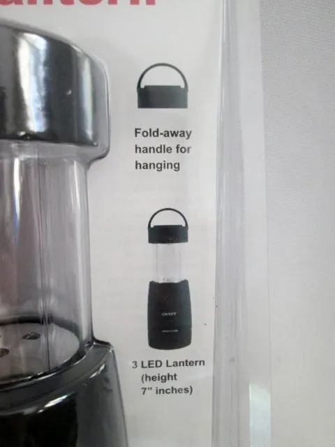 NEW ZELCO SNAP LANTERN Camping LED Compact FLASHLIGHT Hanging Light TRAVEL