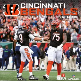 NFL Cincinnati Bengals Wall 2025 Calendar - Online Exclusive