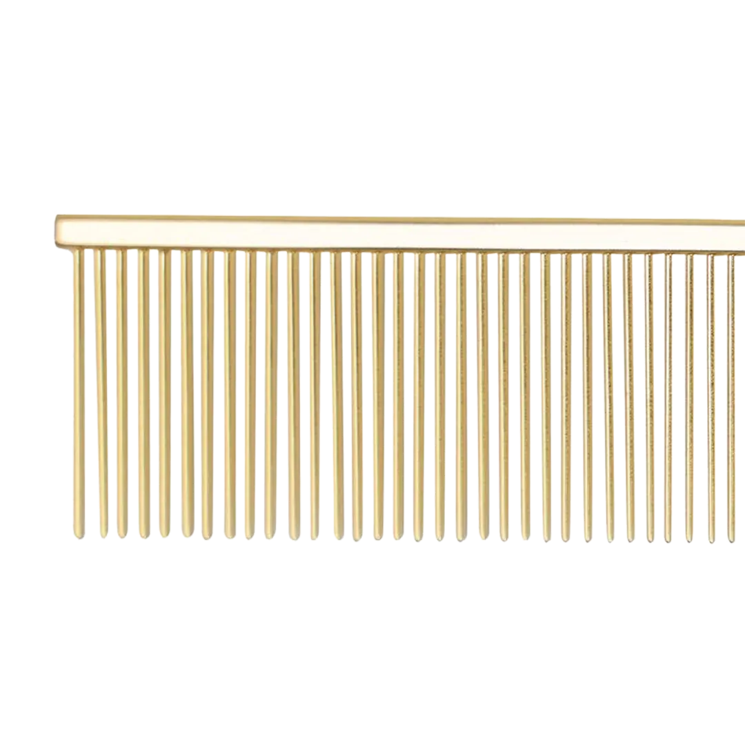 Niira 9" Koda Finishing Comb Gold by Irina Pinkusevich