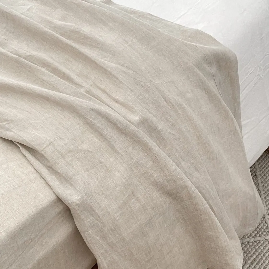 Oatmeal Linen Sheet Set