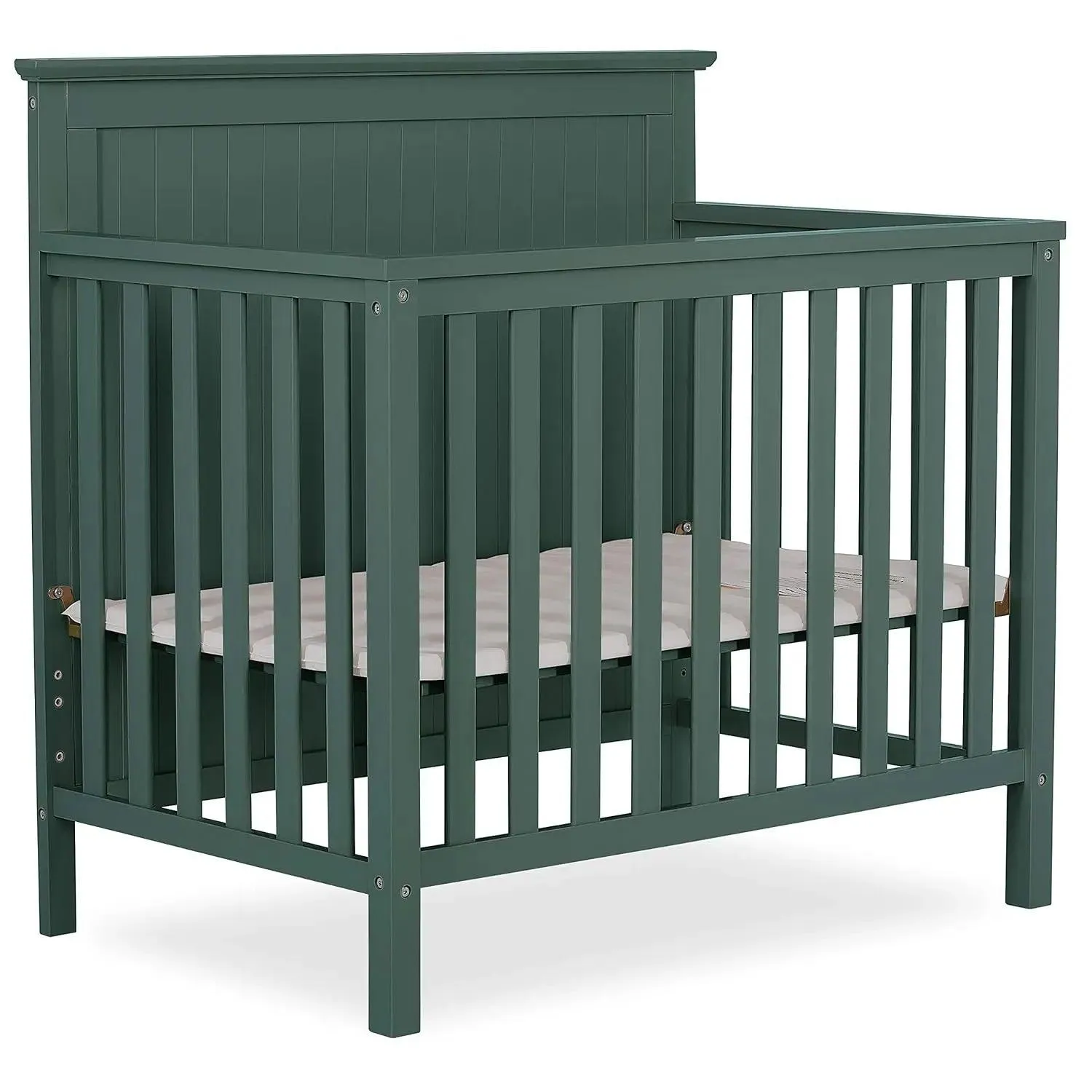 Olivewood 4-in-1 Convertible Mini Crib