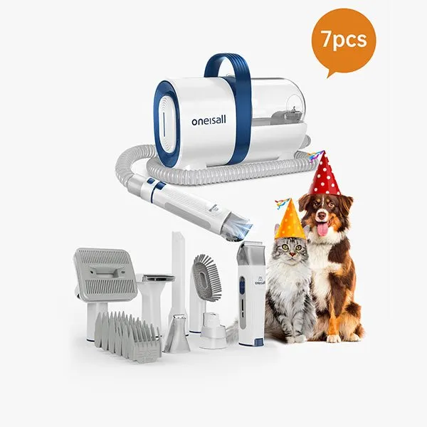 Oneisall LM2 Pet Grooming Vacuum & 3 Blades Replacement Set