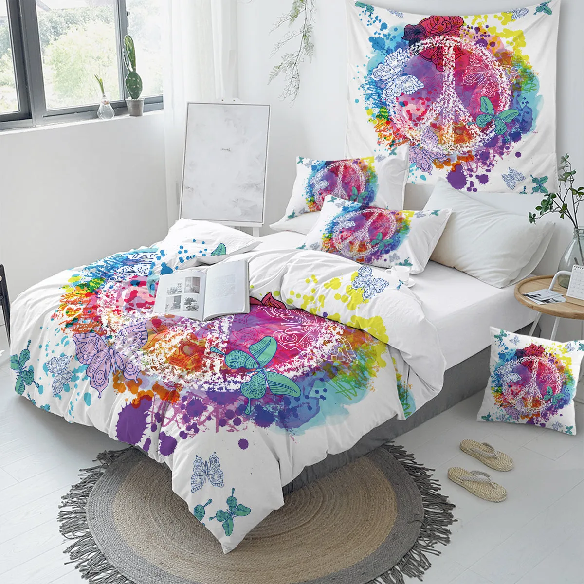 Peace on the Beach  Duvet Cover Set