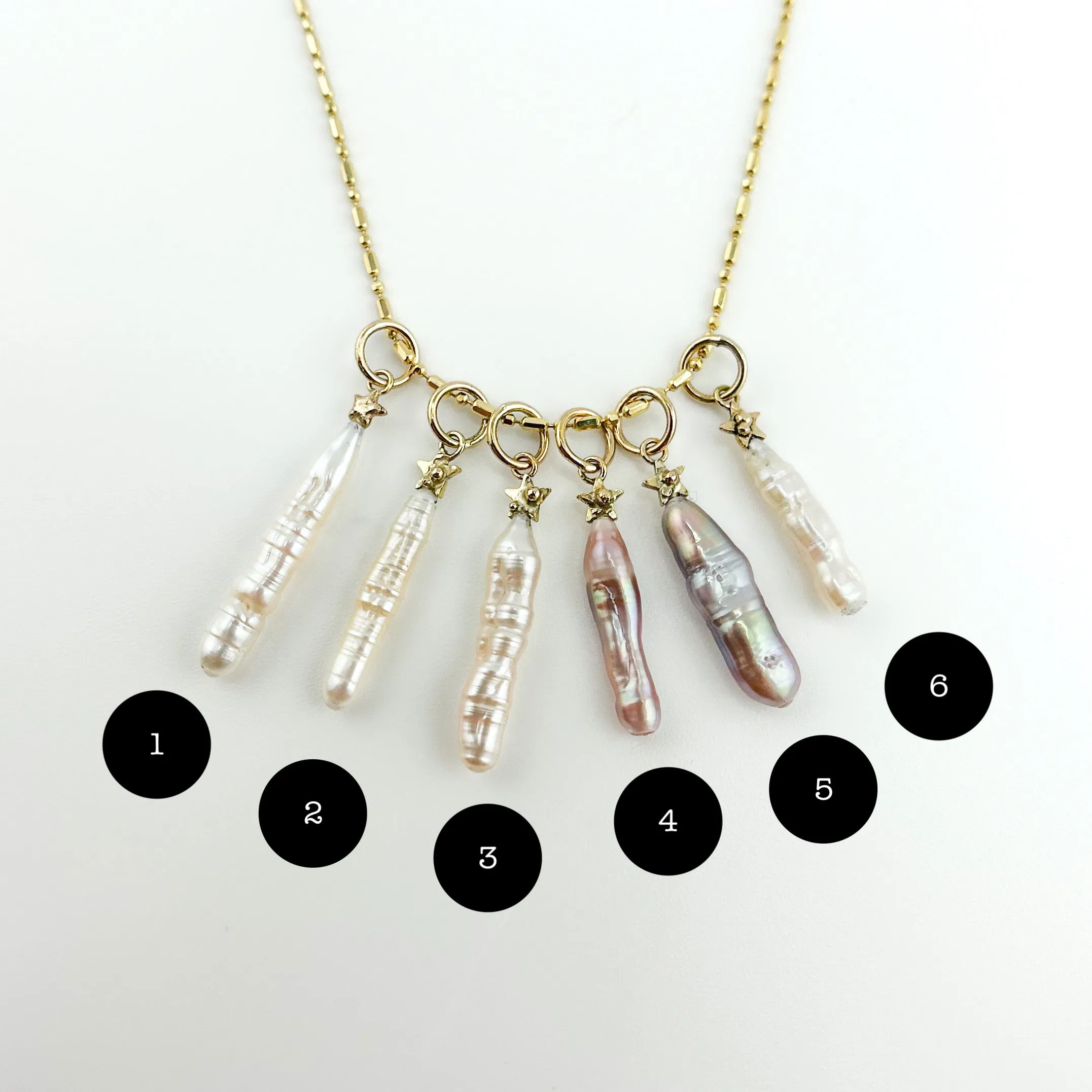 Pearl Wand Pendants