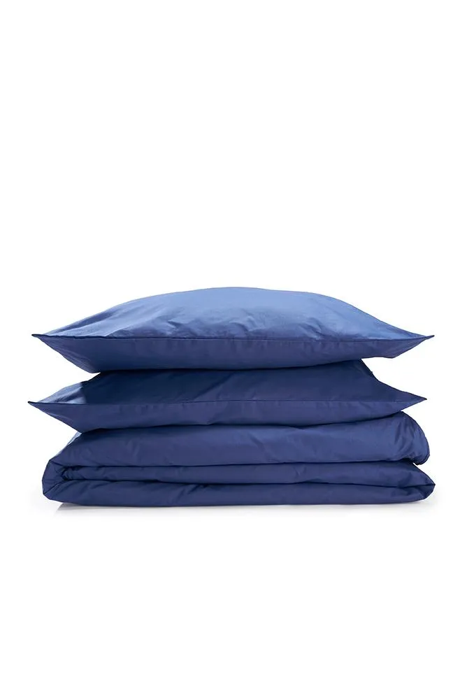 Pima Cotton Percale Bedding in Ocean Blue Color